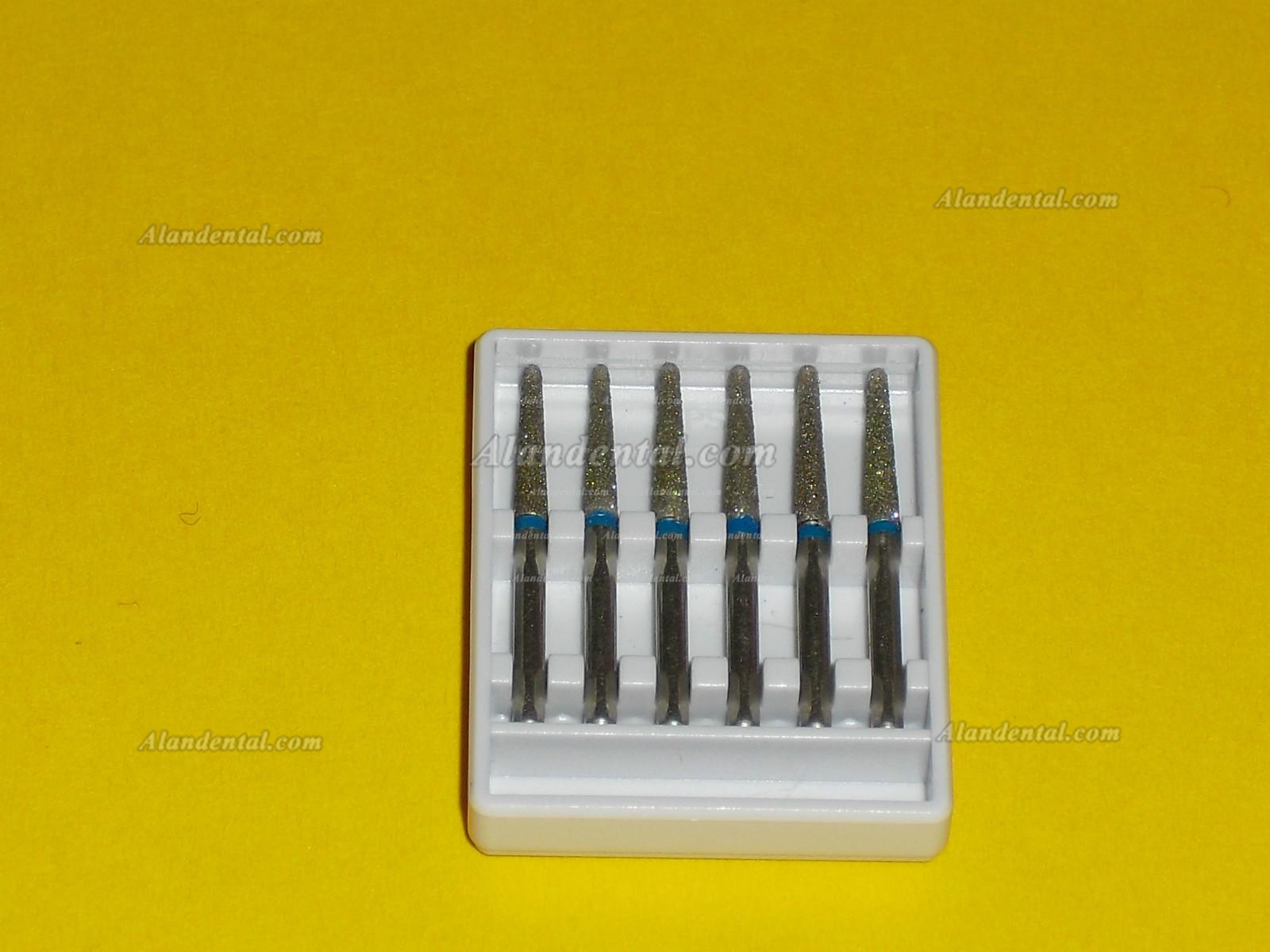 100 Pcs 1.6mm Diamond Bur Bits Drill FG TF-13C - Features